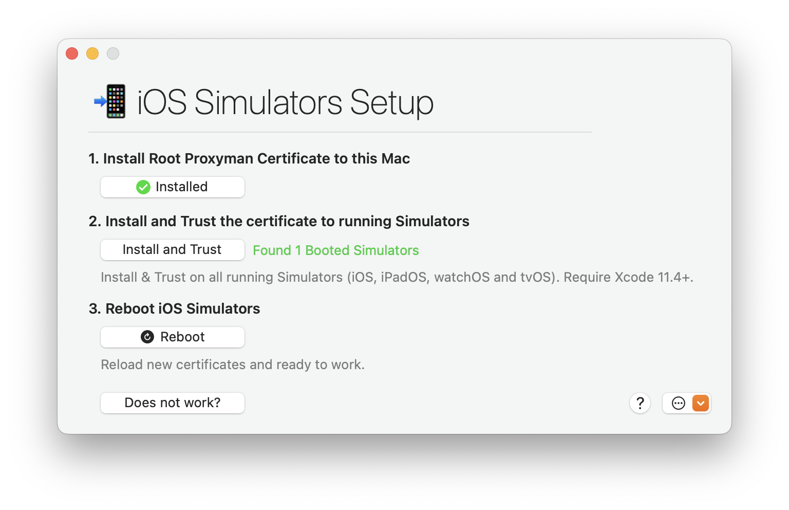 從 iOS 模擬器抓取流量